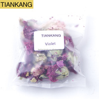 Fleur de violette séchée de qualité supérieure en gros, taille moyenne, marque OEM, pour pot-pourri, sachet, décoration intérieure, artisanat, bricolage