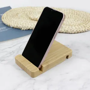 Walnut Wooden Holder Tablet Portable Mobile Phone Holder Mobile Phone Desk Docking Base