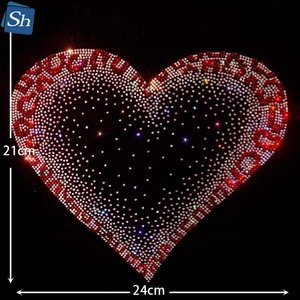 Parche Termoadhesivo Brillante con Diseño de Corazón de <span class=keywords><strong>Brooklyn</strong></span>, Nueva York, para Decorar Chaquetas y Prendas - Product Image 4