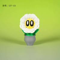 Ornement de personnage de dessin animé mignon imprimé en 3D, plante en pot décorative, jouet créatif, décoration de bureau, cadeau original pour la maison