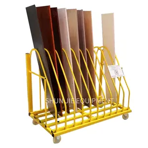 Chariot de transport pour atelier pour portes et fenêtres finies, panneaux de bois, panneaux de porte en verre creux avec quatre roues - Product Image 3