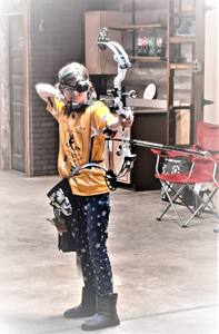 Sanlida <span class=keywords><strong>tir</strong></span> <span class=keywords><strong>à</strong></span> <span class=keywords><strong>l</strong></span>'<span class=keywords><strong>arc</strong></span> 29 "<span class=keywords><strong>cible</strong></span> compacte <span class=keywords><strong>arc</strong></span> <span class=keywords><strong>à</strong></span> poulies et flèche Kit complet pour dames avec tous les accessoires noir 14-60lbs poids de tirage - Product Image 6