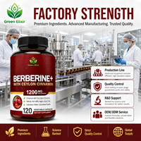 Berbérine 1200mg avec cannelle de Ceylan 120 capsules végétales végétaliennes sans OGM sans gluten Complément alimentaire en gros