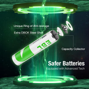 <span class=keywords><strong>Batterie</strong></span> rechargeable EBL <span class=keywords><strong>1000</strong></span> <span class=keywords><strong>mAh</strong></span> 3A EBL, lot de 4, 1,2 V, NI-MH, pour lampes de poche, jouets, applications médicales - Product Image 2