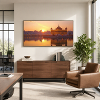 Impression Paysagère sur Toile – Art Mural Classique de Luxe – Support en Toile – Dôme de la Roche – Décoration Intérieure