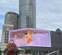 Écran vidéo LED géant 3D fixe imperméable P5 pour l'extérieur, affiche numérique, affichage publicitaire haute luminosité, centre commercial, métro