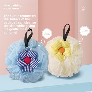 Zenidoo Éponge de Douche Super Douce Grande Taille Motif Floral en PE, Éponges et Brosses de Bain Moussant Anti-éclatement pour Exfoliation - Product Image 2