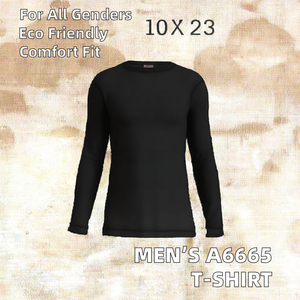 เสื้อยืดพิมพ์ลายทอผ้าโพลีเอสเตอร์/คอตตอน 200 กรัม รุ่น A6665 สำหรับผู้ชายและผู้หญิง เป็นมิตรกับสิ่งแวดล้อม - Product Image 2