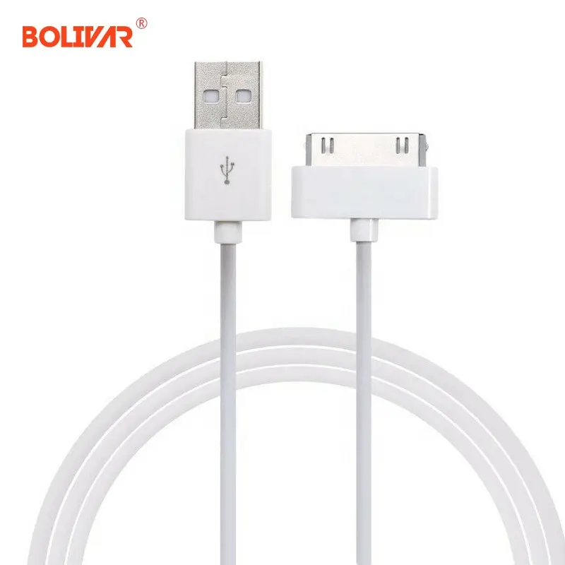 30 pin usb cable for iphone 4s 4 charing cord for ipad 2 3 charger cable
