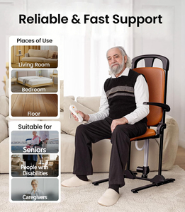 Silla Elevadora Eléctrica para Suelo para Personas Mayores, Dispositivo <span class=keywords><strong>de</strong></span> Elevación Ajustable en Altura para Recuperación <span class=keywords><strong>de</strong></span> Caídas, Ayuda <span class=keywords><strong>de</strong></span> Transferencia para Pacientes Discapacitados en el Hogar - Product Image 3