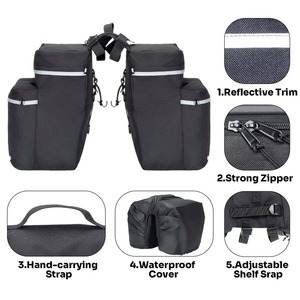 กระเป๋าจักรยานกันน้ำขนาดใหญ่ 25 ลิตร ตัวอย่างฟรี จากผู้ผลิต Fietstas, Packtasche Fabrikant - Product Image 3