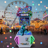 Machine d'arcade simulateur de tir pour enfants à monnayeur, écran LCD haute définition, construction en plastique, prise en charge de l'anglais