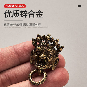 G4007 Vintage Brass Zinc Alloy Buckle Keychain DIY <b>Bag</b> Hardware <b>Accessory</b> - Product Image 3