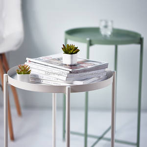 Lato <span class=keywords><strong>Tavolo</strong></span> <span class=keywords><strong>rosa</strong></span> Divano Vassoio di Caffè <span class=keywords><strong>Oro</strong></span> Piccolo Accento End Tè Rotondo di Metallo Letto Comodino Tavolino Moderno Per Soggiorno camera Da Letto - Product Image 4