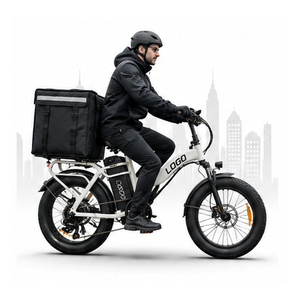 Bicicleta Eléctrica de Carga con Neumáticos Gruesos 20x4.0, Alcance de 200 km, Motor de Alta Velocidad para Entregas Comerciales y Personalización de Marca - Product Image 1