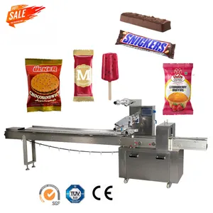 Faible coût prix usine haute vitesse automatique petite Mini flux automatique Pack Horizontal rotatif alimentaire oreiller Machine à emballer