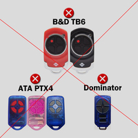 B&D Tritran TB5 TB5v2 TB4 BD4 TB2 BD2 CAD614 CAD615 CAD616 70241 62730 62733 Mando a distancia para garaje 433,92MHz
