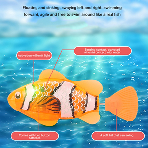 Beragam gaya baru 12 lampu listrik mainan kucing ikan peliharaan desain simulasi aktivasi induksi menginspirasi kucing - Product Image 5