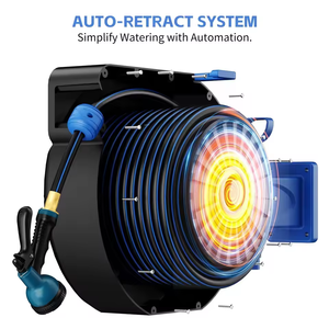 Bobine de tuyau d'arrosage murale automatique en caoutchouc certifiée CNS, anti-UV et flexible, pour l'irrigation de jardin - Offre Spéciale - Product Image 3