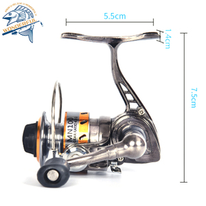 Máy câu cá mini tuyệt vời Winter Ice Max Drag 10Kg, cuộn dây kim loại dự phòng, tay cầm bi, máy câu quay, dùng được cho nước mặn và nước ngọt, câu cá chép. - Product Image 2