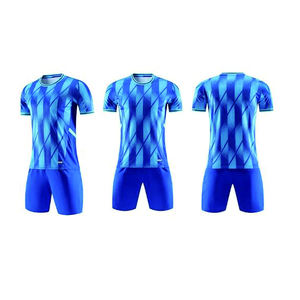 全套定制男式成人足球球衣队服数码印花100%涤纶120克速干V领短袖 - Product Image 2