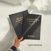 Libro de Contratos Impreso Personalizado al por Mayor, Folleto de Acuerdo Comercial de Tapa Blanda con Impresión de Logotipo