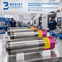 Moteur de broche refroidi par eau BT30 ATC 5,5 kW 18 000 tr/min 600 Hz pour routeur CNC, changement d'outil automatique, perçage, 4 roulements