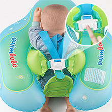 Flotador Inflable Azul en Oferta, Anillo de Natación Inflable para Piscina, Flotadores para Niños con Asiento y Bolsillo para el Verano - Product Image 6