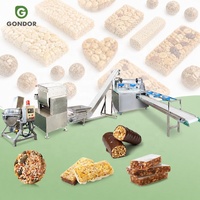 Mesin Pembuat Granola Bar Mini Isi Protein, Cokelat, dan Kacang, Otomatis Penuh, Dilengkapi Pemotong