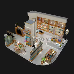 Display All Over Cartoon Printing Design Cabinet Zip - up Dress Kiosk Fixtures <strong>Layette</strong> <strong>Store</strong> Design Cotton Garment Kiosk OEM - Product Image 3