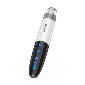 Professional Bio-Pen Q1S Wireless 5-Speed Derma-Microneedling-Pen with Blue &amp; Red-LED for Face/Head/<strong>Hands</strong> Skin Treatment - Product Image 3