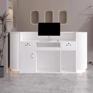 Стойка ресепшн LR-RD-018 современного дизайна для отелей, салонов красоты и коммерческих помещений - Product Image 6