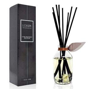 Minyak Esensial Aromaterapi Rumah, Tahan Lama Kantor Udara Ruang Pewangi Segar Botol Kaca Penyebar Buluh - Product Image 5