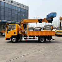 Plateforme de travail aérienne 25M avec grue de levage pour camion, idéale pour les opérations en hauteur - Livraison gratuite