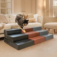 Nouvelle Rampe d'Accès Pliable et Imperméable pour Animaux Domestiques 2026, Lavable, à Plusieurs Niveaux, pour Chiens et Chats, Utilisation Extérieure, en Polyester