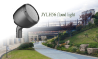 JYLH56 lampu proyeksi lanskap LED aluminium, bulat IP66 luar ruangan 20w-60w 3535