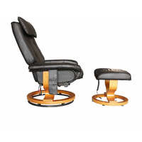 Chaise inclinable Euro en matériau PU pour bureau à domicile avec pouf vente en gros