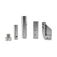 Supports métalliques usinés sur mesure en aluminium CNC, supports de fixation, douilles filetées, composants métalliques de précision, fabricant OEM