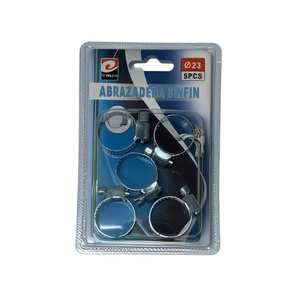 Morsetti per tubi Mnj 23mm 5 pezzi in acciaio inossidabile per il fissaggio di tubi e tubi flessibili - Product Image 2