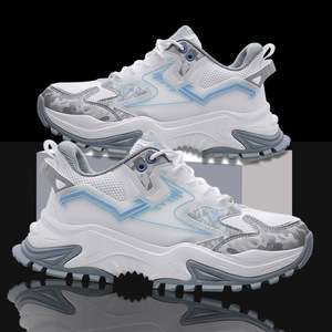 Nouvelles chaussures de course polyvalentes, décontractées, respirantes, confortables, à lacets, en toile, avec amorti, pour hommes, toutes saisons - Product Image 2