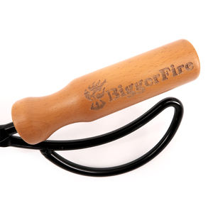 <span class=keywords><strong>Pince</strong></span> à feu en métal avec manche en <span class=keywords><strong>bois</strong></span> <span class=keywords><strong>Pince</strong></span> de cheminée à charbon de <span class=keywords><strong>bois</strong></span> <span class=keywords><strong>pour</strong></span> barbecue et camping en plein air - Product Image 3