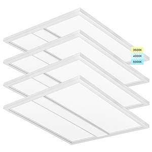 Lampe encastrée de bureau, éclairage à intensité variable, panneau lumineux LED rétroéclairé 36w 50w - Product Image 1