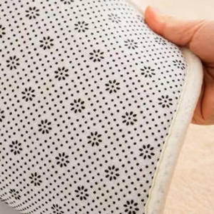 Tapis de bain en polaire corail en forme de U 20x25cm, tapis antidérapant pour salle de bain, couleur unie, facile à nettoyer, tapis de toilette - Product Image 2