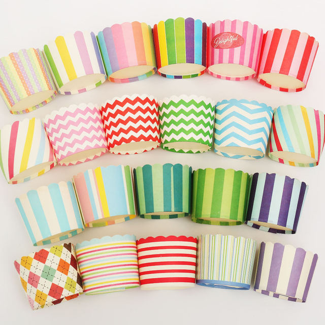Disposable Oven-safe Large Paper Baking Cups Muffin Cups for Baking Cupcake