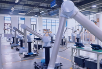 Robot collaboratif de soudage à l'arc 10 kg 1300 mm 0,03 mm 16 axes Sécurité TUV Cobot Moteur PLC Vision 2D/3D OEM Approuvé CE 6 degrés