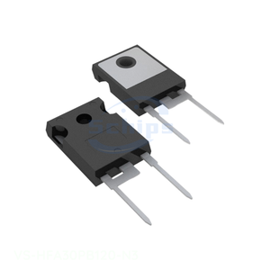 Manufacturer Channel TO-247-2 DIODE STANDARD 1200V 30A TO247AC Single Diodes VS-HFA30PB120-N3 Electronics Parts Components - Product Image 1