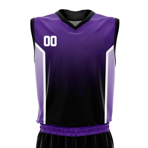 ชุดบาสเก็ตบอลพิมพ์ลายสีตามสั่ง ระบายอากาศได้ดี ผลิตจากโพลีเอสเตอร์ 100% แห้งเร็ว ชุดบาสเก็ตบอลแบบซับลิเมชั่นสั่งทำพิเศษ - Product Image 5