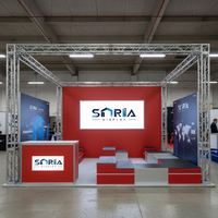 Stand d'exposition modulaire portable SEG Light Box 3x6 avec cadre en aluminium et tissu tendu de nouvelle conception pour les stands de salons professionnels
