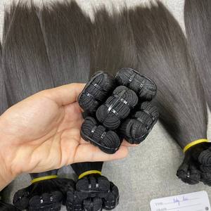 Premium Vietnamese Natural Straight Weft: Silky Smooth & Full Stretched Lengths - Product Image 2