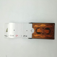 Cartes de jeu en plastique Dimonte personnalisées en gros, avec coins arrondis, imprimées, imperméables, transparentes en PVC, pour le Koweït